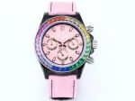 ROLEX Daytona  Stainless Steel Quartz Movement 43MM Pink Watch